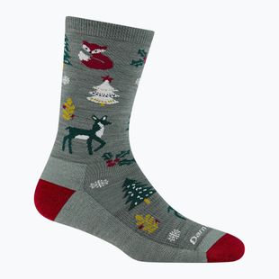 Moteriškos kojinės Darn Tough Yuletide Wild Crew Lightweight with Cushion balsam