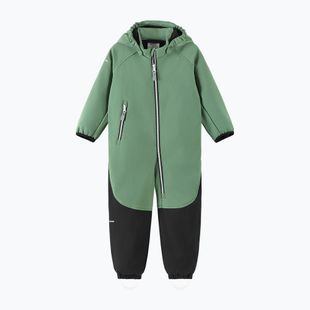 Vaikiškas softshell kombinezonas Reima Mjosa green clay