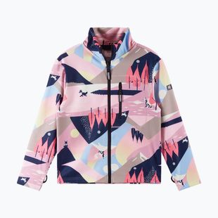 Vaikiškas fliso džemperis Reima Iisisti grey pink