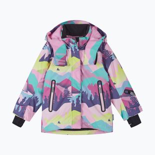Vaikiška slidinėjimo striukė Reima Kiiruna grey pink