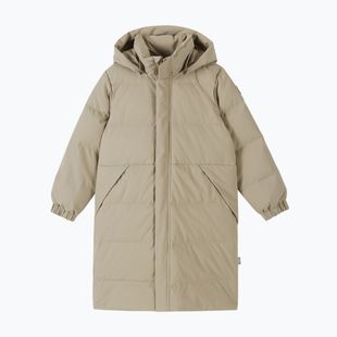Vaikiškas pūstas paltas Reima Parkkala earthy beige