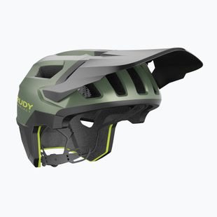 Dviračių šalmas Rudy Project Terraform met.olive/black/acid green matte