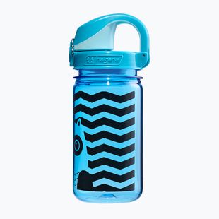 Nalgene On The Fly Kids 355 ml mėlynos spalvos tristatinis buteliukas su pelėda