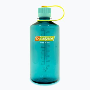 Turistinis butelis Nalgene Narrow Mouth Sustain 1000 ml cerulean