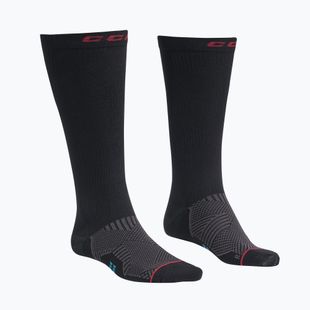 Ledo ritulio kojinės CCM Compression Knee black/red