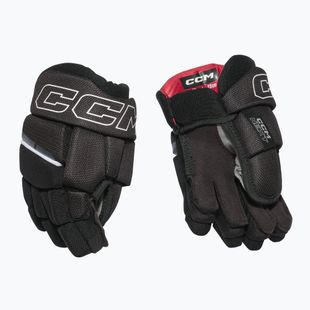 Vaikiškos ledo ritulio pirštinės CCM Next YT Gloves black/white