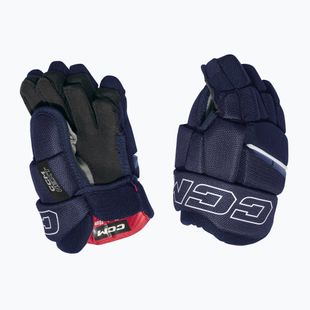 Vaikiškos ledo ritulio pirštinės CCM Next JR Gloves navy/white