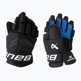 Vaikiškos ledo ritulio pirštinės Bauer X Jr black
