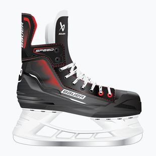 Vyriškos ledo ritulio pačiūžos Bauer Speed Skate-Sr black/red