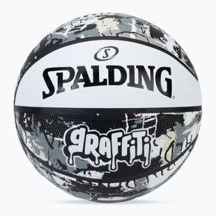 Krepšinio kamuolys Spalding Graffiti baltas dydis 7