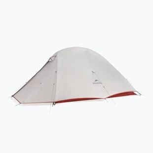2 vietų žygio palapinė Naturehike Cloud Up 2 Pro 20D light gray/red