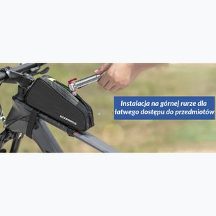 Dviračio rėmo krepšys Rockbros 301800450001 Bike Tube Bag black