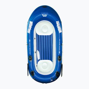 3-vietis pontonas su varikliu Aqua Marina Wildriver blue