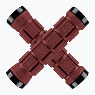 Vairo rankenos Lizard Skins Dual-Clamp Northshore deep red