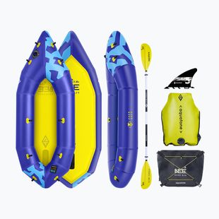 Pripučiama vienvietė baidarė Aquatone Bee Inflatable Pack Raft 7'3" 221 cm