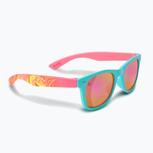 Vaikiški saulės akiniai Aztron Candy candy pink/twisty/polarized rainbow pink mir/grey.