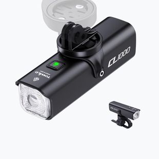 Priekinis dviračio žibintas Towild CL1000 black