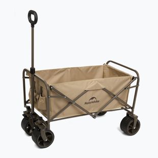 Transportavimo vežimėlis Naturehike Light With Brakes linen brown