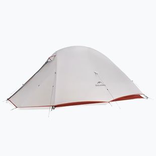3 vietų žygio palapinė Naturehike Cloud Up 3 Pro 20D light gray/red