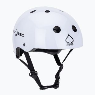 Šalmas Pro-Tec Classic Certified gloss white