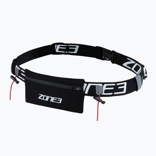 Diržas lenktyvių numeriui ZONE3 Racebelt - Neoprene Pouch black/white