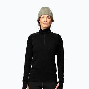 Moteriškas termo džemperis Devold Expedition Merino 235 Zip Neck black