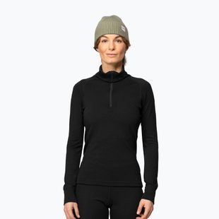 Moteriškas termo džemperis Devold Duo Active Merino 205 Zip Neck black