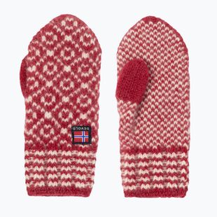 Pirštinės Devold Svalbard Wool Mitten hindberry/offwhite