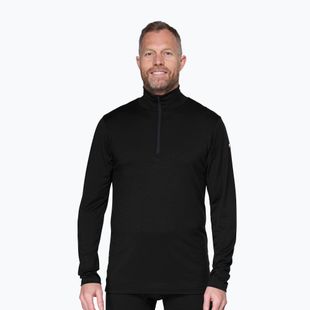Vyriškas termoaktyvus džemperis Devold Breeze Plus Merino 200 Zip Neck black