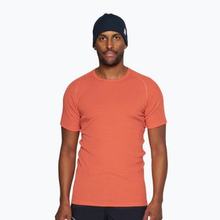 Vyriški termo marškinėliai Devold Adventure Merino 190 Tee Brick