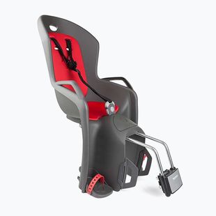 Hamax Amiga dviračio sėdynė tamsiai pilka/raudona