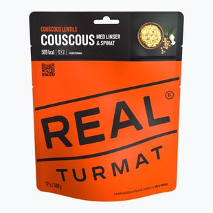 Liofilizuotas maistas Real Turmat Couscous with Lentils and Spinach 121 g