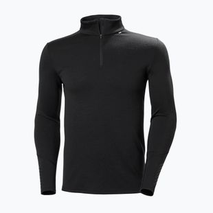 Vyriškas termoaktyvus džemperis Helly Hansen Lifa Merino Midweight 1/2 Zip black