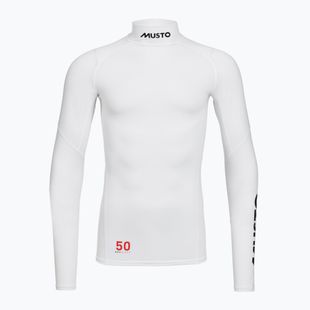Vyriški plaukimo marškinėliai ilgomis rankovėmis Musto Championship Rash Guard white