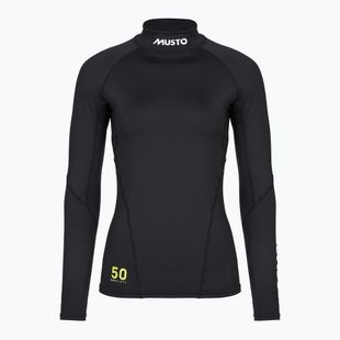 Moteriški plaukimo marškinėliai ilgomis rankovėmis Musto Championship Rash Guard black