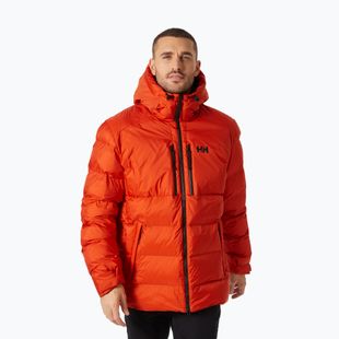 Vyriška Helly Hansen Park Puff Parka pūkinė striukė patrol orange