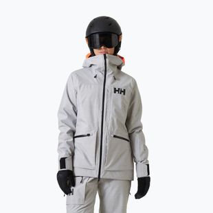 Moteriška slidinėjimo striukė Helly Hansen Powderqueen 3.0 grey/melange