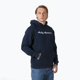Vyriškas džemperis Helly Hansen Core Graphic Sweat Hoodie navy