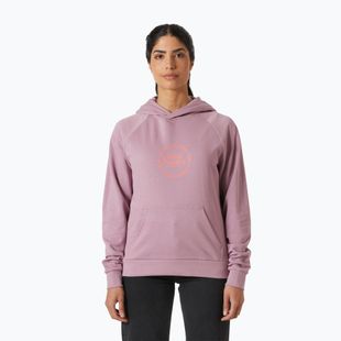 Moteriškas džemperis Helly Hansen Core Graphic Hoodie purple clay