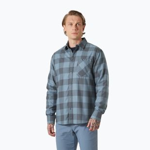 Vyriški marškiniai Helly Hansen Aker Flannel LS jungle green buffalo plaid