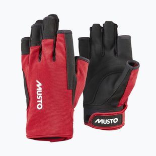 Buriavimo pirštinės Musto Essential Sailing Short Finger 2.0 true red