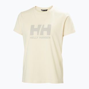 Moteriški marškinėliai Helly Hansen Logo 3.0 cream