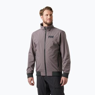 Vyriška buriavimo striukė Helly Hansen HP Racing Lifaloft Bomber sparrow grey