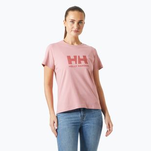 Moteriški marškinėliai Helly Hansen Logo 3.0 pink salt