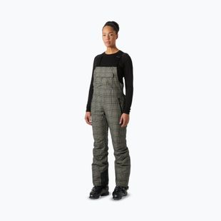 Moteriškos slidinėjimo kelnės Helly Hansen Legendary Insulated Bib pebble broxburn plaid aop