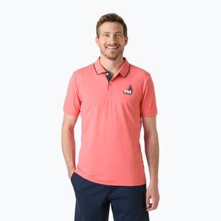 Vyriški polo marškinėliai Helly Hansen Hp Figari Polo sunset pink