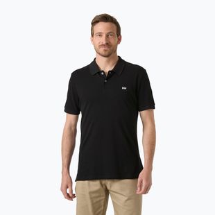 Vyriški polo marškinėliai Helly Hansen Elba Fitted Polo black