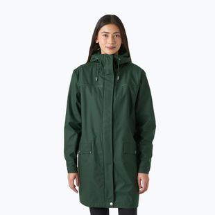 Moteriškas vandeniui atsparus paltas Helly Hansen Moss Rain Coat dark jungle