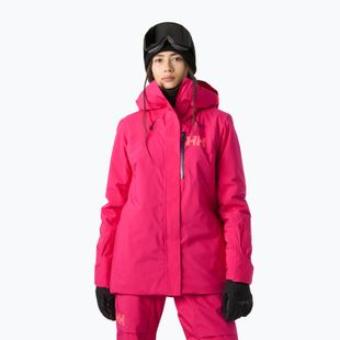 Moteriška slidinėjimo striukė Helly Hansen Powshot cranberry