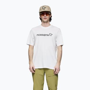 Vyriški marškinėliai NORRONA Cotton Viking pure white